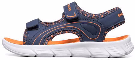 (Youth) Skechers C-Flex Sandal 'Blue Orange' 97815L-NVOR (Youth) Skechers C-Flex Sandal 'Blue Orange' 97815L-NVOR