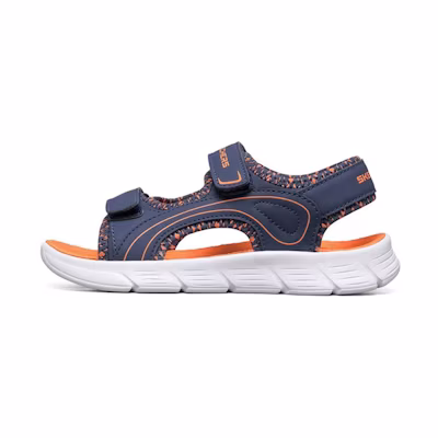 (Youth) Skechers C-Flex Sandal 'Blue Orange'
