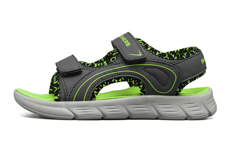 (Youth) Skechers C-Flex Sandal 'Grey Green' 97815L-CCLM