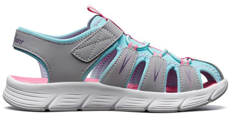 (JR) Skechers C-Flex Sandalen ''Grijs Turquoise'' 86939L-GYTQ Order (JR) Skechers C-Flex Sandalen ''Grijs Turquoise'' 86939L-GYTQ