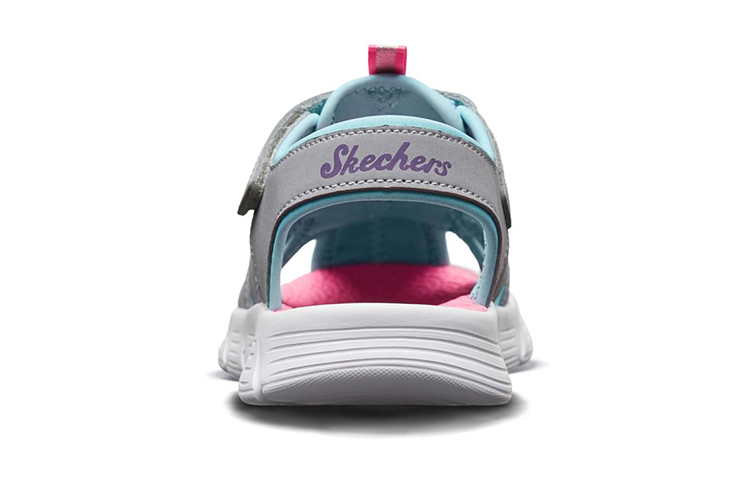 Shop (JR) Skechers C-Flex Sandalen ''Grijs Turquoise'' 86939L-GYTQ