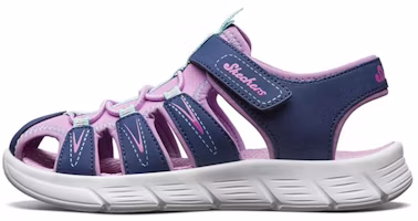 (Youth) Skechers C-Flex Sandal 'Navy Lavender' 86939L-NVLV (Youth) Skechers C-Flex Sandal 'Navy Lavender' 86939L-NVLV