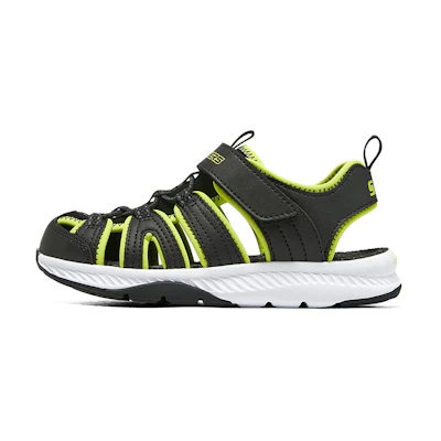 (Youth) Skechers C-Grip Sandal 'Black Lime'