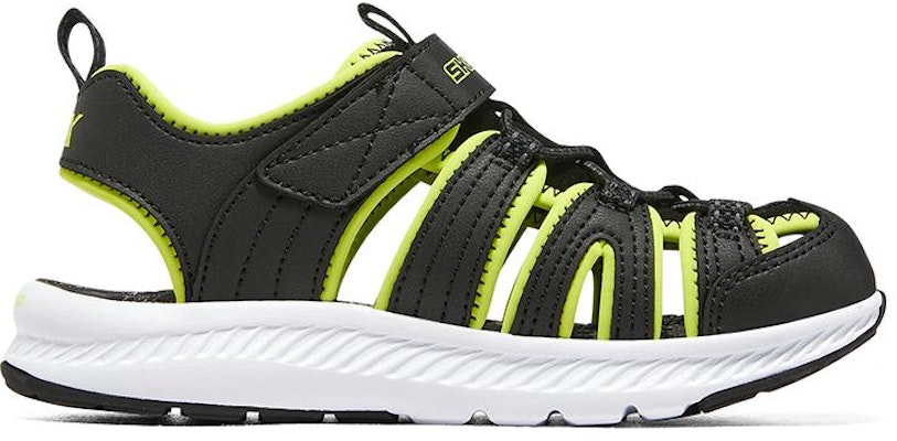 (Youth) Skechers C-Grip Sandal 'Black Lime' 406525L-BKLM Order (Youth) Skechers C-Grip Sandal 'Black Lime' 406525L-BKLM