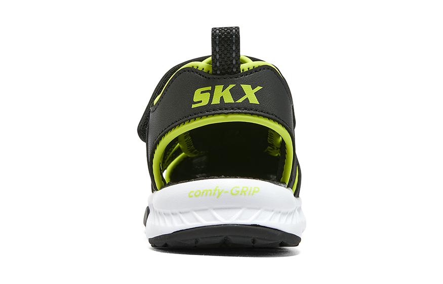 Lookbook (JR) Skechers C-Grip Sandalia 'Negro Lima' 406525L-BKLM