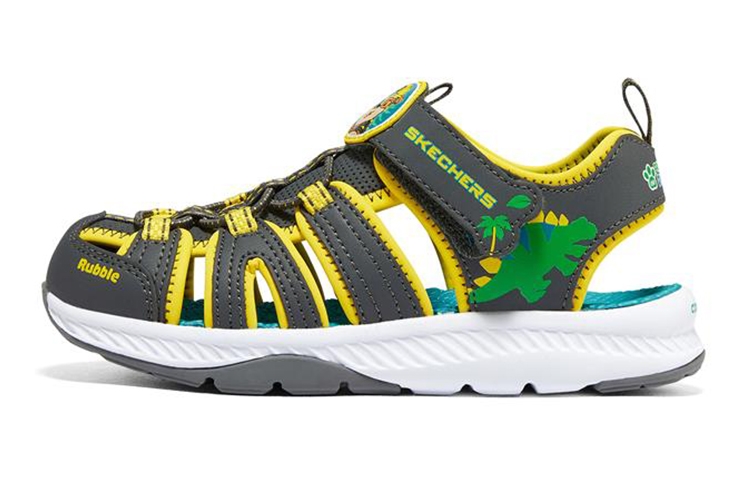 (Youth) Skechers C-Grip Sandal 'Green Yellow Black' 407102L-GYBL