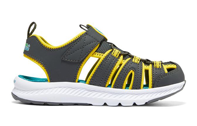 Order (Youth) Skechers C-Grip Sandal 'Green Yellow Black' 407102L-GYBL