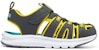 (Youth) Skechers C-Grip Sandal 'Green Yellow Black' 407102L-GYBL