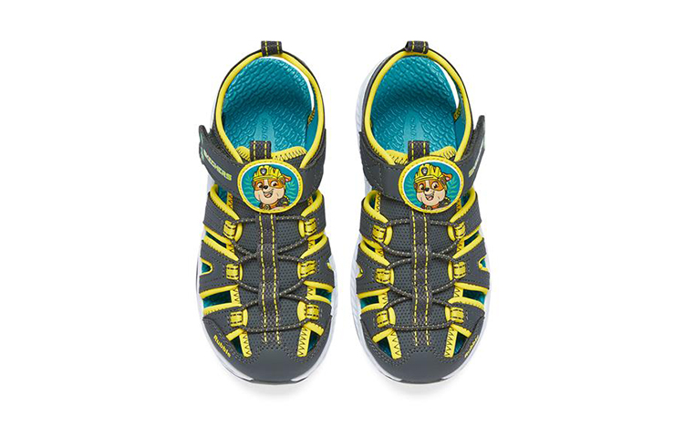 Shop (Youth) Skechers C-Grip Sandal 'Green Yellow Black' 407102L-GYBL