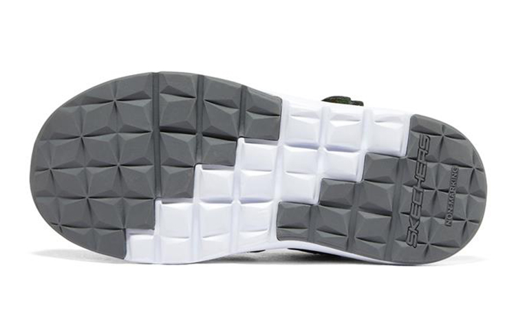 Purchase (Youth) Skechers C-Grip Sandal 'Green Yellow Black' 407102L-GYBL