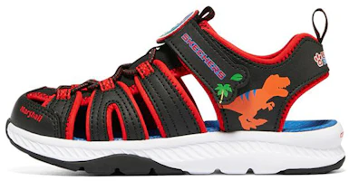 (Youth) Skechers C-Grip Sandal 'Magic Tape Black Red' 407102L-BKRD (Youth) Skechers C-Grip Sandal 'Magic Tape Black Red' 407102L-BKRD