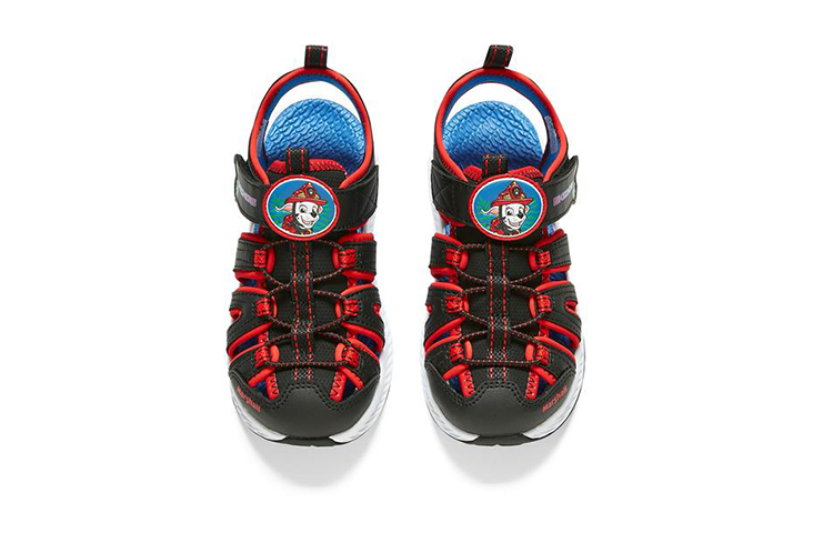 Shop (JR) Sandali Skechers C-Grip ''Magic Tape Nero Rosso'' 407102L-BKRD