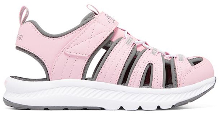(Youth) Skechers C-Grip Sandal 'Pink Grey Velcro' 303025L-PKGY Order (Youth) Skechers C-Grip Sandal 'Pink Grey Velcro' 303025L-PKGY