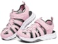 Lookbook (Youth) Skechers C-Grip Sandal 'Pink Grey Velcro' 303025L-PKGY