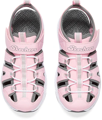 (Youth) Skechers C-Grip Sandal 'Pink Grey Velcro' 303025L-PKGY Shop (Youth) Skechers C-Grip Sandal 'Pink Grey Velcro' 303025L-PKGY