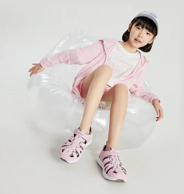 (Youth) Skechers C-Grip Sandal 'Pink Grey Velcro' 303025L-PKGY Sizing (Youth) Skechers C-Grip Sandal 'Pink Grey Velcro' 303025L-PKGY