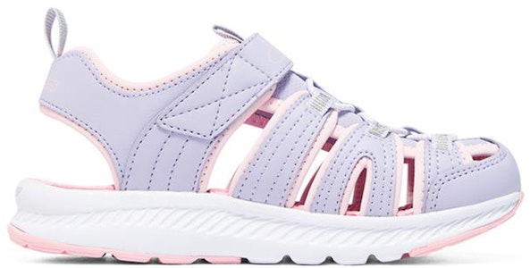 大童 Skechers C-Grip 魔鬼氈運動涼鞋 紫粉 Order 大童 Skechers C-Grip 魔鬼氈運動涼鞋 紫粉