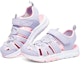 Lookbook (JR) Skechers C-Grip Sandal 'Ungu Merah Jambu Velcro' 303025L-LVPK