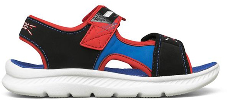 (JR) スケッチャーズ C-フレックス サンダル 2.0 青/赤/黒 402102L-RDBK Order (JR) スケッチャーズ C-フレックス サンダル 2.0 青/赤/黒 402102L-RDBK