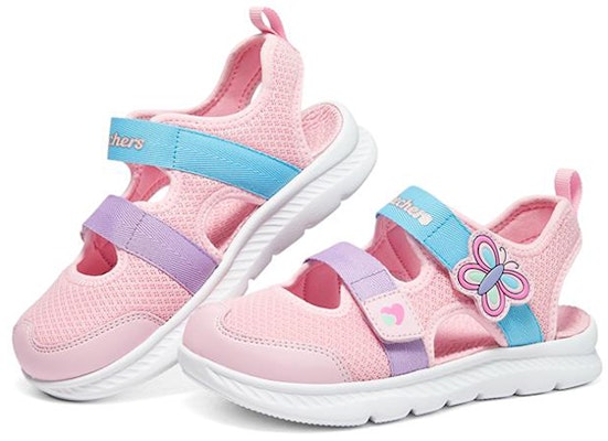 (JR) 斯凯奇 C-Flex 2.0 粉色凉鞋 303013L-PKMT Lookbook (JR) 斯凯奇 C-Flex 2.0 粉色凉鞋 303013L-PKMT
