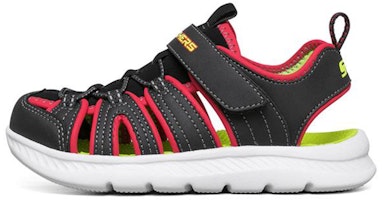 (Youth) Skechers C-Flex Sandal 'Black Red Yellow' 400041L-BKRD (Youth) Skechers C-Flex Sandal 'Black Red Yellow' 400041L-BKRD