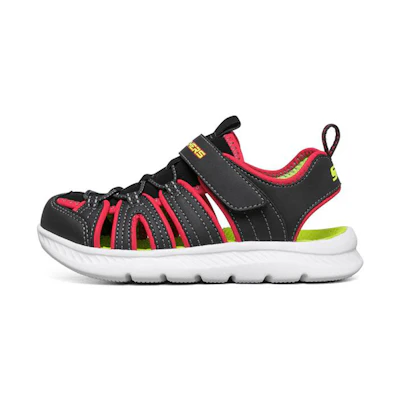 (Youth) Skechers C-Flex Sandal 'Black Red Yellow'