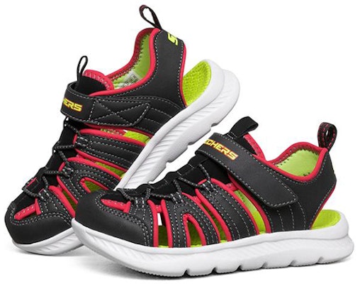 (Youth) Skechers C-Flex Sandal 'Black Red Yellow' 400041L-BKRD Lookbook (Youth) Skechers C-Flex Sandal 'Black Red Yellow' 400041L-BKRD