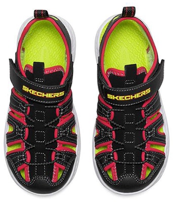 (JR) Skechers C-Flex Sandal 'Hitam Merah Kuning' 400041L-BKRD Shop (JR) Skechers C-Flex Sandal 'Hitam Merah Kuning' 400041L-BKRD