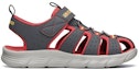 Order (Youth) Skechers C-Flex Sandal 'Grey Red' 97810L-CCRD