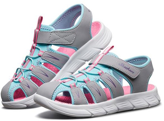(JR) スケッチャーズ C-Flex サンダル (グレーターコイズ) 86939L-GYTQ Lookbook (JR) スケッチャーズ C-Flex サンダル (グレーターコイズ) 86939L-GYTQ