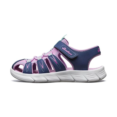 (Youth) Skechers C-Flex Sandal 'Navy Lavender'