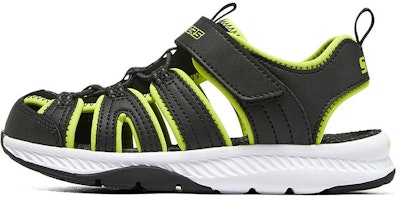 (Youth) Skechers C-Grip Sandal 'Black Lime' 406525L-BKLM (Youth) Skechers C-Grip Sandal 'Black Lime' 406525L-BKLM