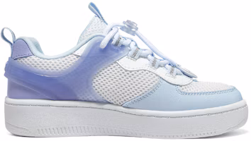 Order 大童 Skechers 女孩 舒適氣質 減震耐磨 低筒 兒童板鞋 白藍