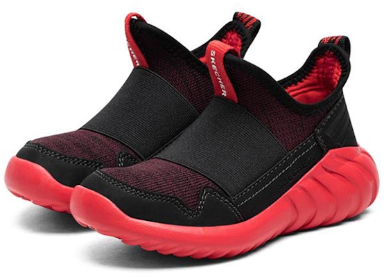 (Youth) Skechers Casual Slip-On 'Black Red' 97691L-RDBK Lookbook (Youth) Skechers Casual Slip-On 'Black Red' 97691L-RDBK