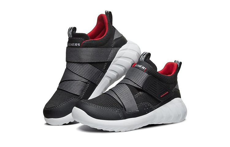 (Youth) Skechers Casual Sneaker 'Black Grey' 圖 3