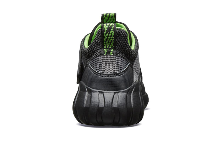 (Youth) Skechers Casual Sneaker 'Black Grey Green' 圖 4