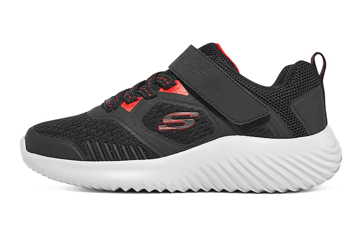 Buy (Youth) Skechers Casual Sneaker 'Black Red' 403736L-BKRD
