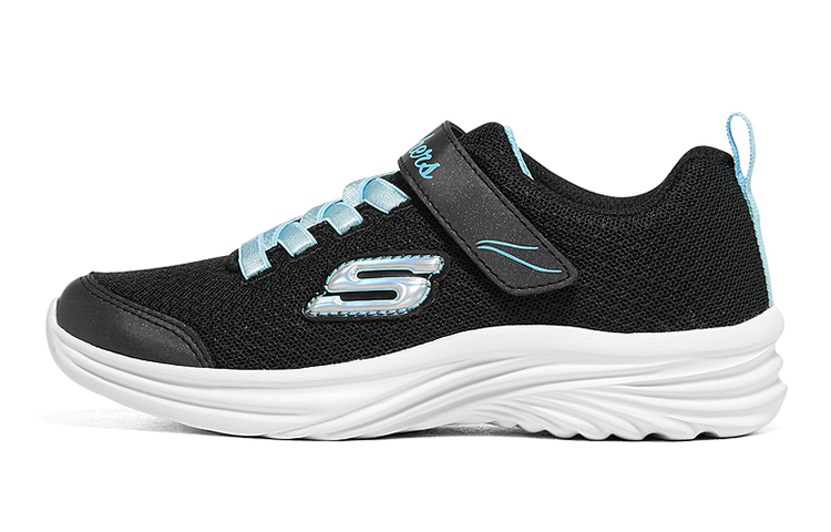(Youth) Skechers Casual Sneaker 'Black Teal Green'