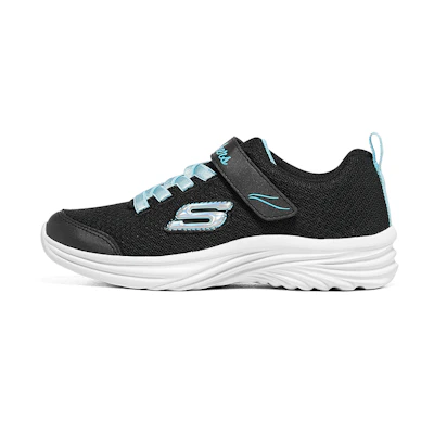 (Youth) Skechers Casual Sneaker 'Black Teal Green'
