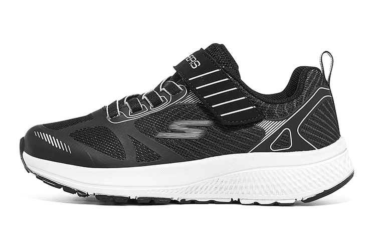 (Youth) Skechers Casual Sneaker 'Black White'