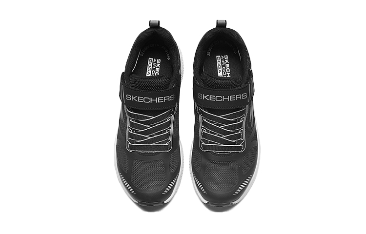 (Youth) Skechers Casual Sneaker 'Black White' 圖 3