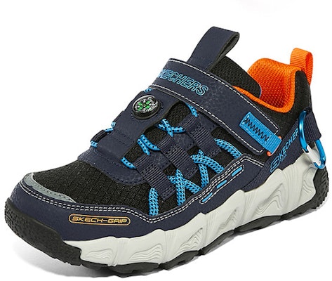 大童 Skechers 休閒運動鞋 藍橙 Order 大童 Skechers 休閒運動鞋 藍橙