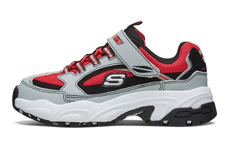 (Youth) Skechers Casual Sneaker 'Grey-Red'