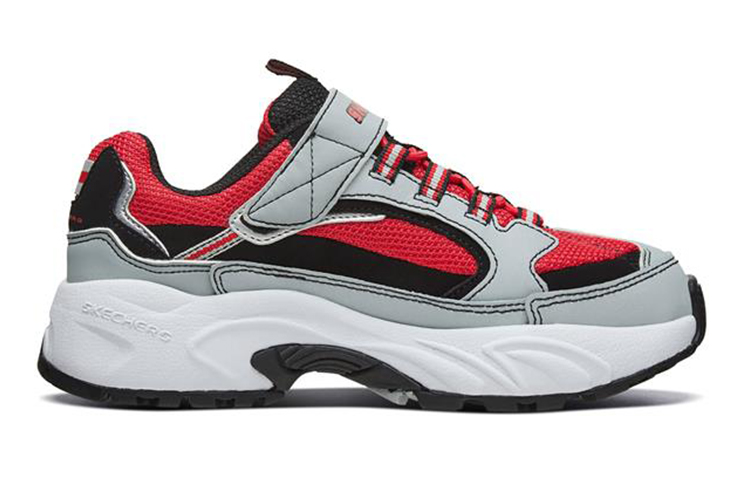 (Youth) Skechers Casual Sneaker 'Grey-Red' 圖 2
