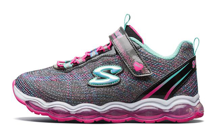 Buy (JR) Skechers Sepatu Kasual 'Abu Muda Pink Hijau' 10833L-BKMT