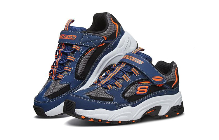 (Youth) Skechers Casual Sneaker 'Navy Blue' 圖 3