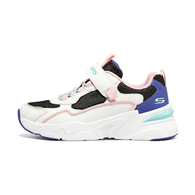 (Youth) Skechers Casual Sneaker 'White Black Pink'
