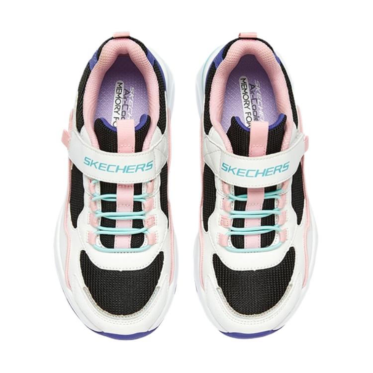 Shop (JR) 스케쳐스 캐주얼 스니커즈 (화이트/블랙/핑크) 302544L-WBPK