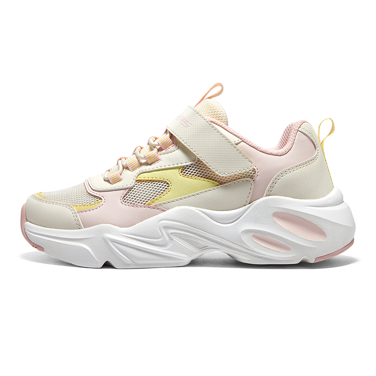 (Youth) Skechers Chunky Shoes 'Beige Pink Yellow' 319009L-WLPK
