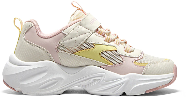(JR) Skechers Kasut Chunky 'Beige Pink Yellow' 319009L-WLPK Order (JR) Skechers Kasut Chunky 'Beige Pink Yellow' 319009L-WLPK